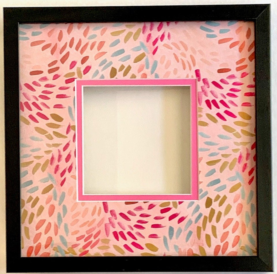 Pink Petals Double Layer Photo Mat