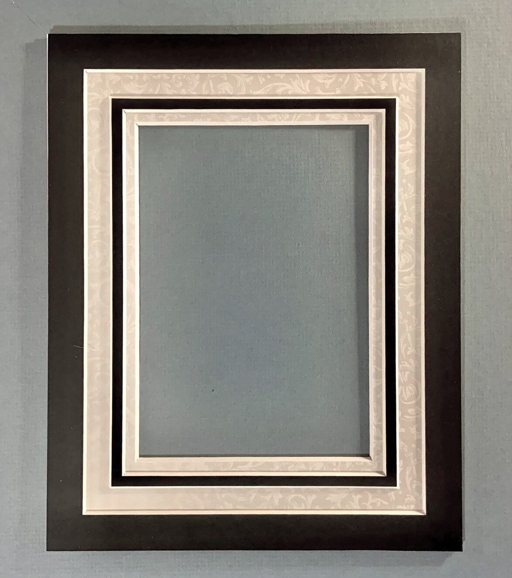 Open Groove Insert Double Layer Photo Mat