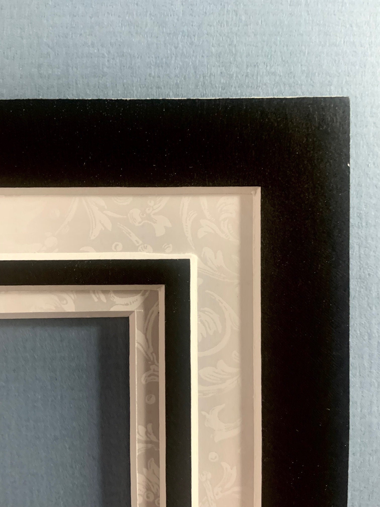 Open Groove Insert Double Layer Photo Mat