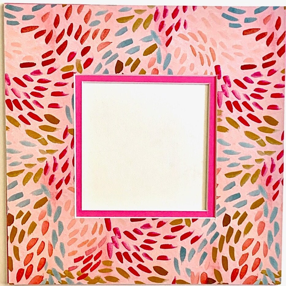 Pink Petals Double Layer Photo Mat