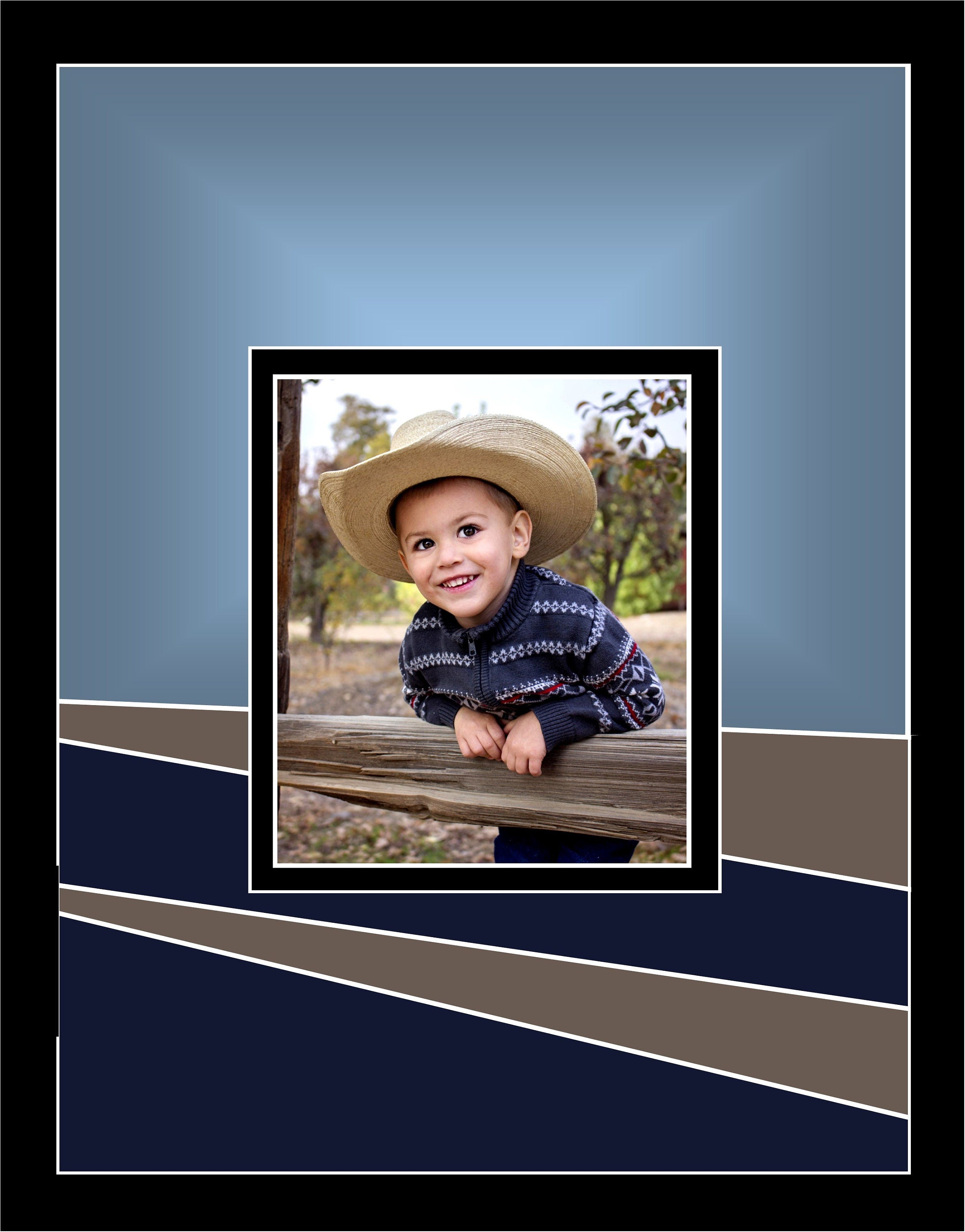 Custom Designed Mats and Frames