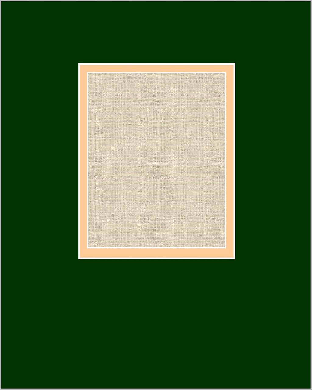 Double Photo Mat - Weighted Bottom