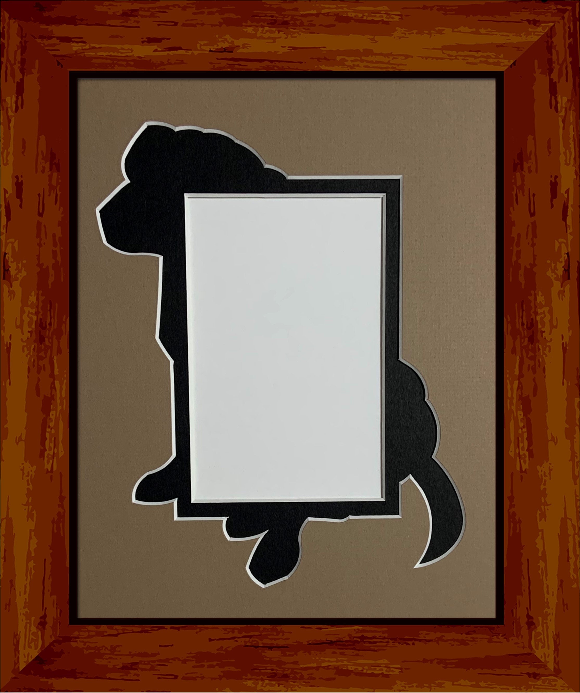 Dog_1 Double Layer Photo Mat