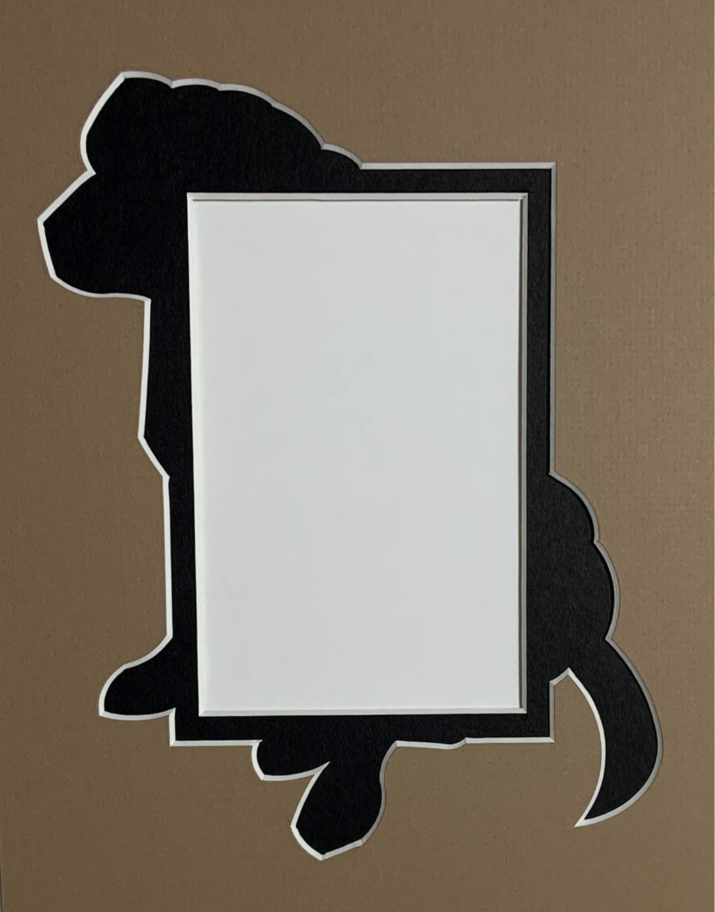 Dog_1 Double Layer Photo Mat