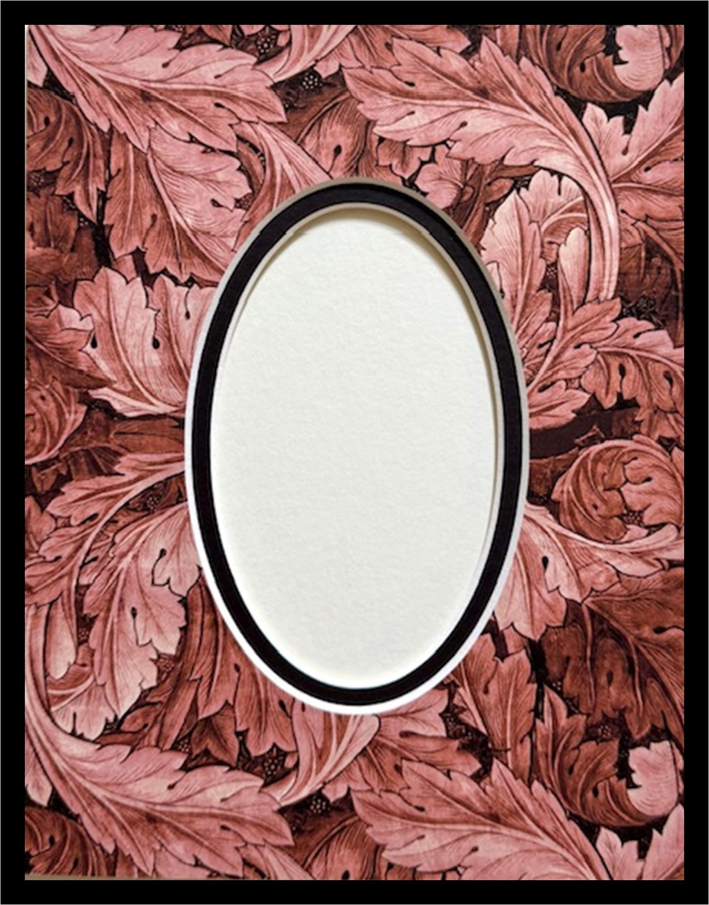 Brown Leaves Double Layer Photo Mat