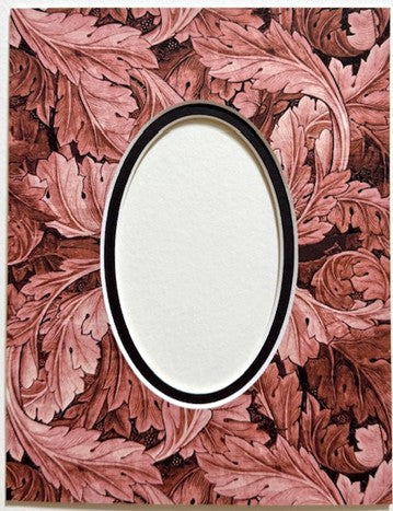 Brown Leaves Double Layer Photo Mat