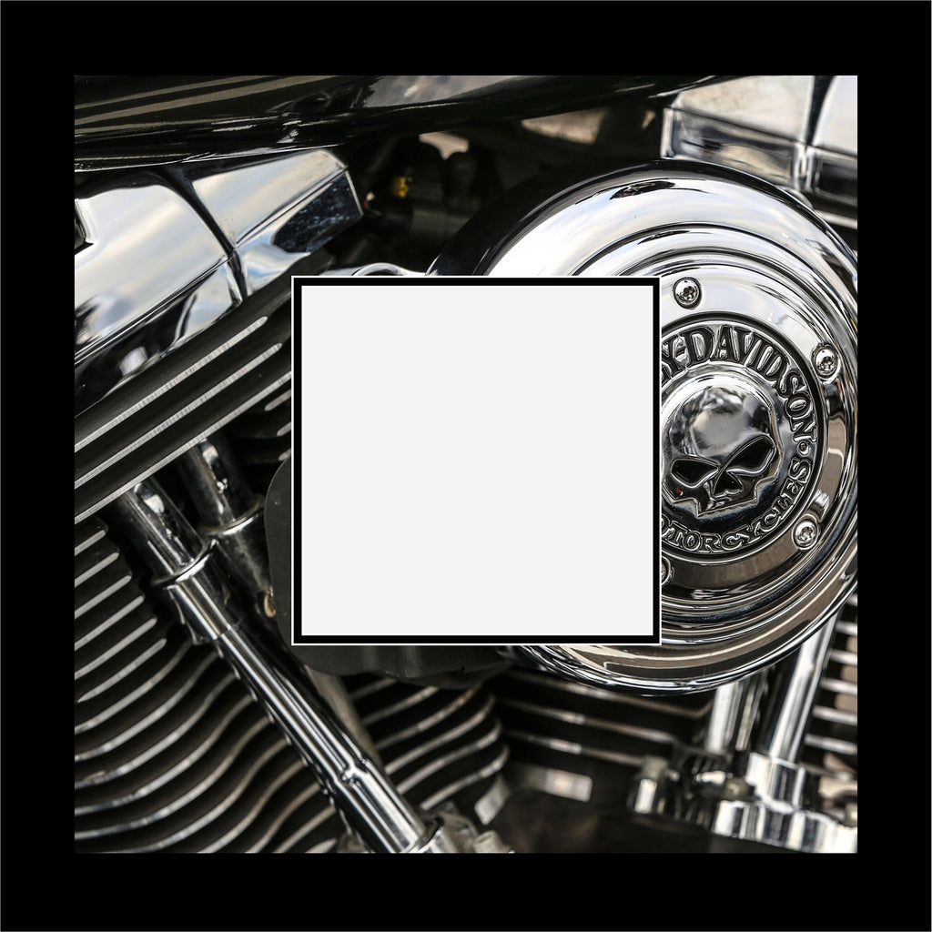 Motorcycle Engine Double Layer Photo Mat
