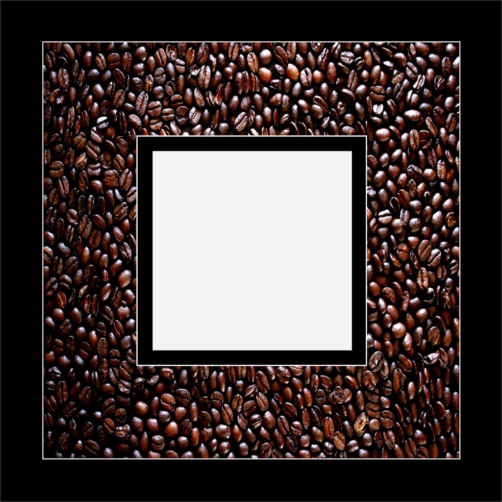 Coffee Beans Double Layer Photo Mat