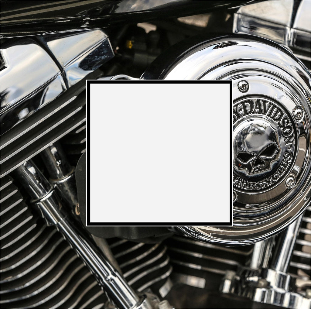 Motorcycle Engine Double Layer Photo Mat