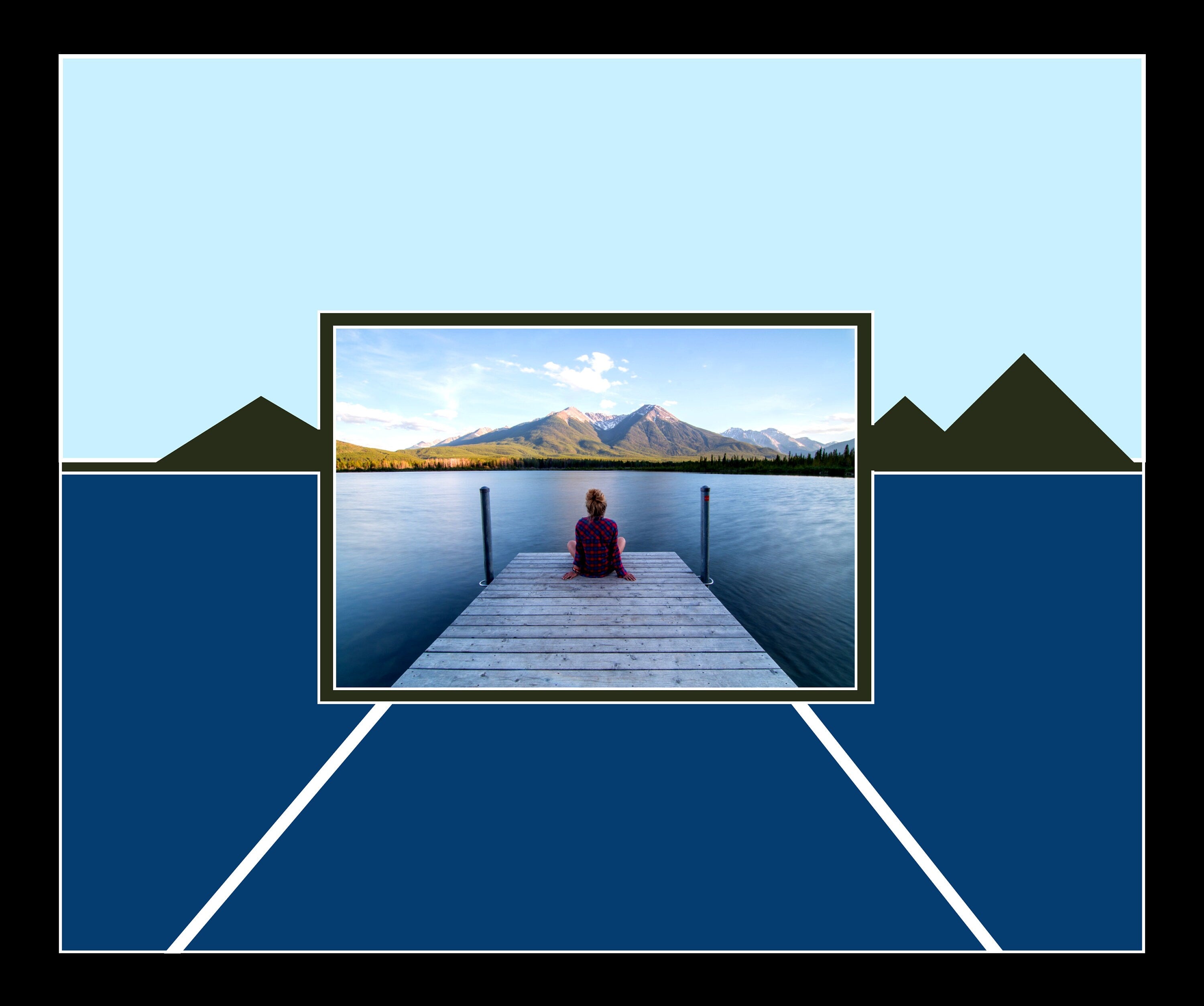 Custom Designed Mats and Frames